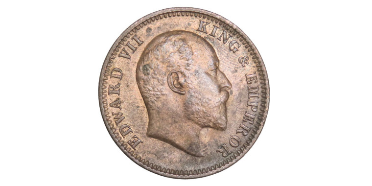 Edward VII King, One Quarter Anna - 1905 # Lot 8