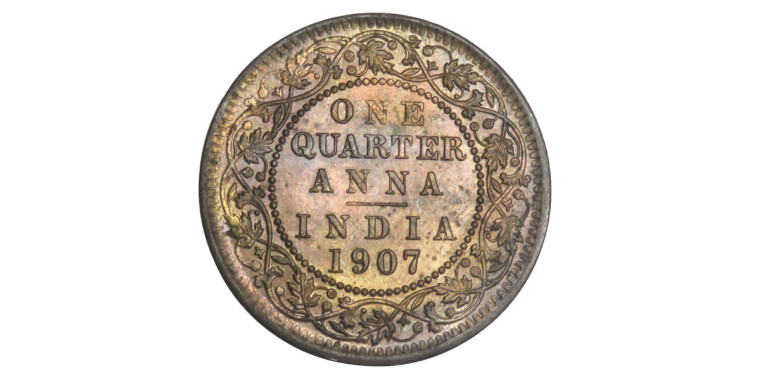 Edward VII King, One Quarter Anna - 1907 # Lots 12