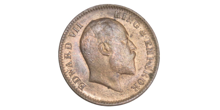 Edward VII King, One Quarter Anna - 1905 # Lot 9