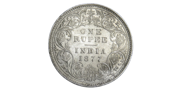 Victoria Empress, One Rupee-1877 # lots 6