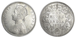 Victoria Empress, One Rupee-1879 # lots 4