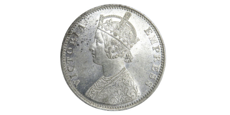 Victoria Empress, One Rupee - 1900 # Lot 3