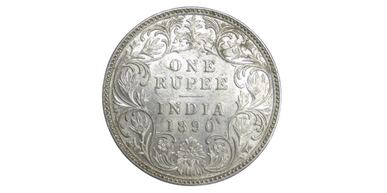 Victoria Empress, One Rupee - 1900 # Lot 5