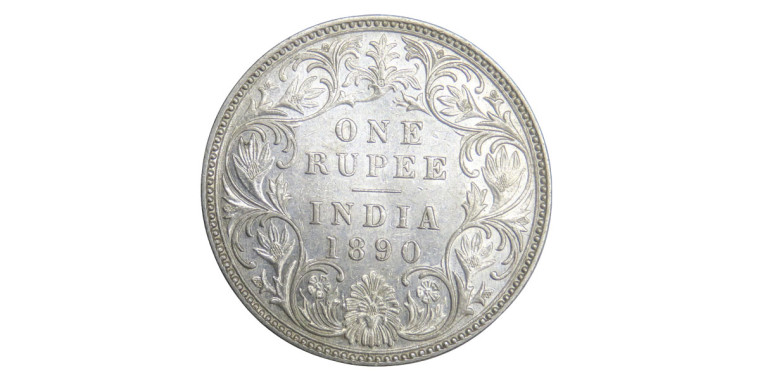 Victoria Empress, One Rupee - 1900 # Lot 6