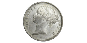 Victoria Queen, One Rupee - 1840 # Lot 19