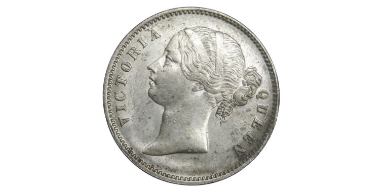 Victoria Queen, One Rupee - 1840 # Lot 22