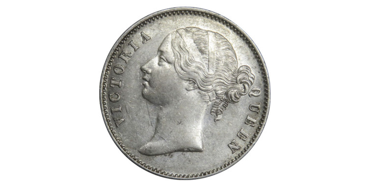 Victoria Queen, One Rupee - 1840 # Lot 25