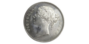 Victoria Queen, One Rupee - 1840 # Lot 30