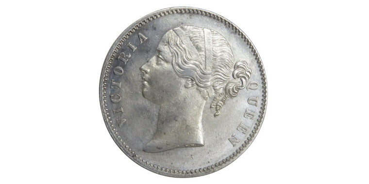 Victoria Queen, One Rupee - 1840 # Lot 36