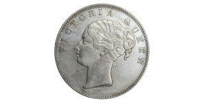 Victoria Queen, One Rupee - 1840, Continuous Legend # 5