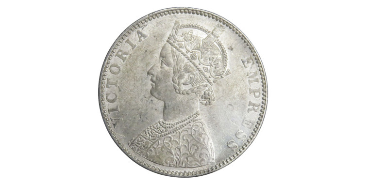 Victoria Empress, One Rupee -1893 # Lot 5