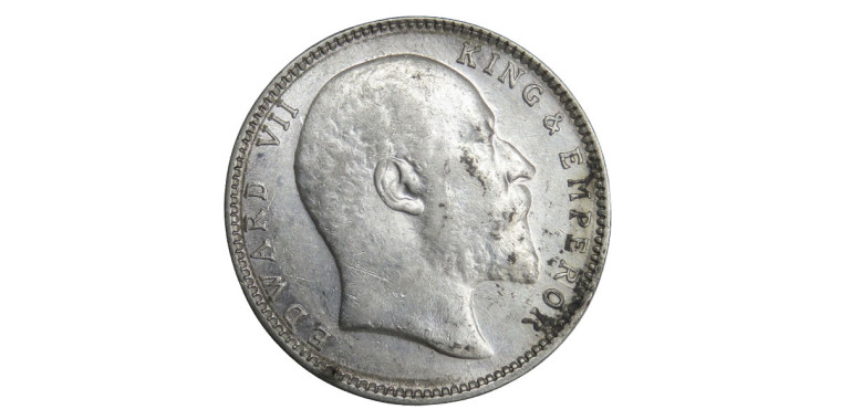 Edward VII King & Emperor, One Rupee - 1904