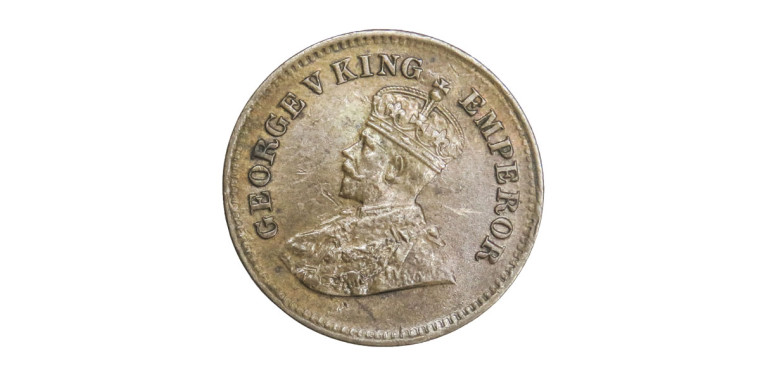 George V King, 1/2 PICE -1918 # lots 6