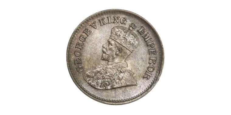 George V King, 1/2 PICE - 1914 # lots 4