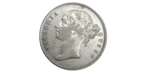 Victoria Queen, One Rupee - 1840 # 29