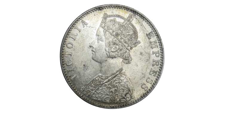 Victoria Empress, One Rupee -1893 # Lot 6