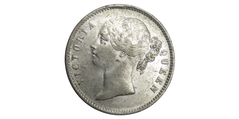 Victoria Queen, One Rupee - 1840 # 33