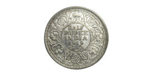 George V King Emperor, Half Rupee - 1919 # 1