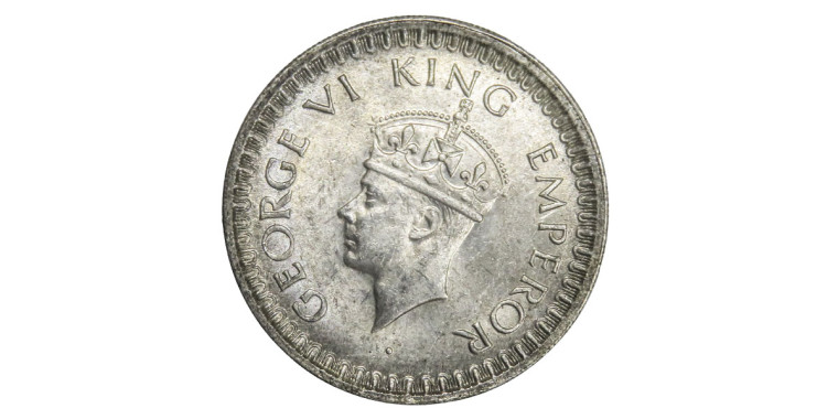 George VI King Emperor, Half Rupee - 1943