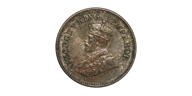 George V King Emperor, 1/2 PICE - 1928 # 1