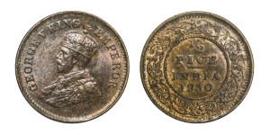 George V King & Emperor, 1/2 PICE - 1930