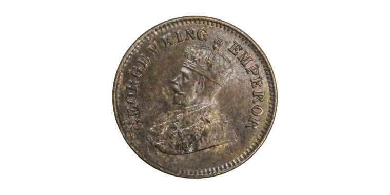 George V King Emperor, 1/2 Pice -1929 # 1