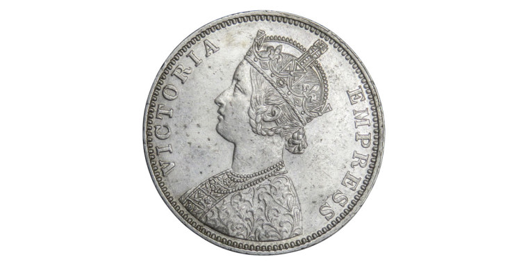 Victoria Empress, One Rupee - 1901 # Lot 5