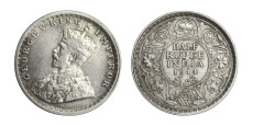 George V King Emperor, Half Rupee - 1914