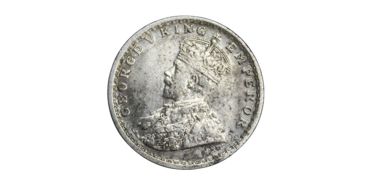 George V King Emperor, Half Rupee - 1913 # Lot 4