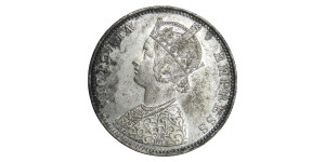 Victoria Empress, One Rupee -1888 # Lot 3