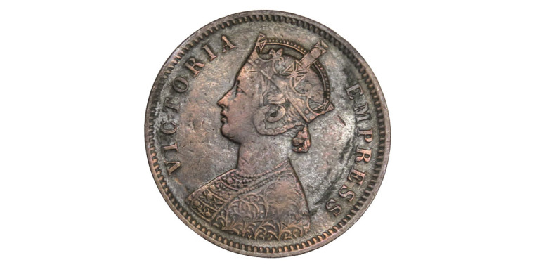 Victoria Empress, One Quarter Anna - 1878