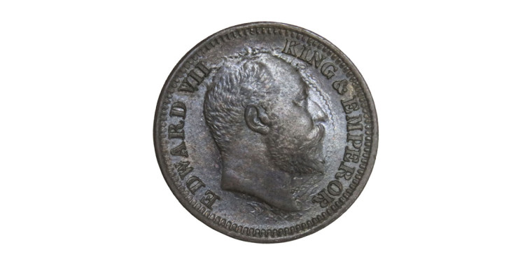 Edward VII King & Emperor, 1/2 PICE - 1907 # 3