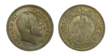 Edward VII King & Emperor, 1/2 PICE -1905