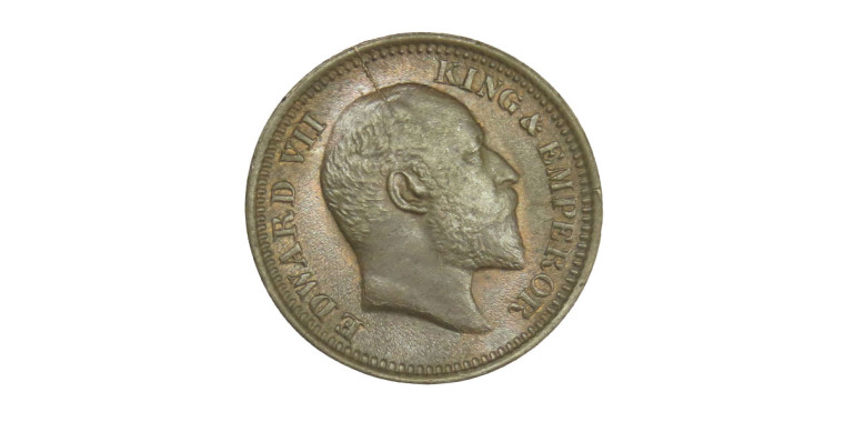 Edward VII King & Emperor, 1/2 PICE -1905 # 2