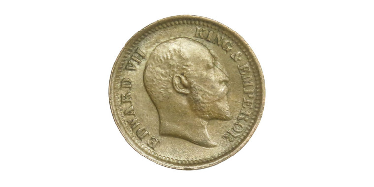 Edward VII King & Emperor, 1/2 PICE -1905 # 9