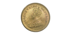 George V King Emperor, 1/2 PICE - 1931 # 2