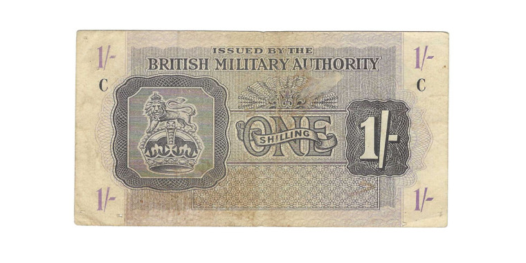 1 Shilling - British Military Authority