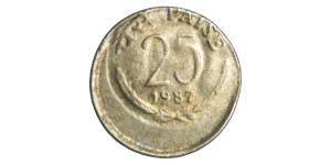 Vatical of Center 25 Paisa - 1987