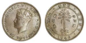 1 Cent, George V King Emperor - 1942