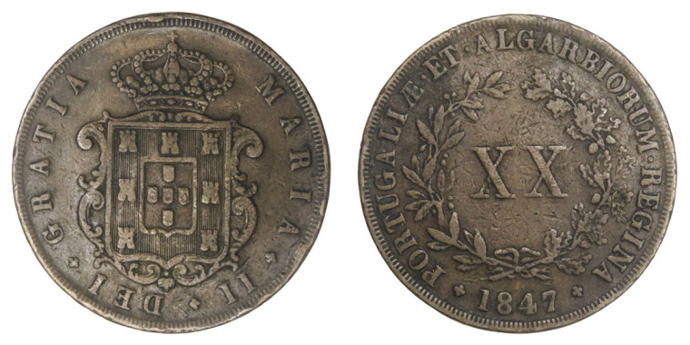 20 Reis - Maria II