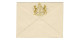 INDIA PRINCELY STATES - STATIONERY - KHAJURAHRA STATE - GOLD/MULTICOL ON WHITE Envelop